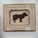H.S. King Signed leather Relief Ram 1/Ram 2
