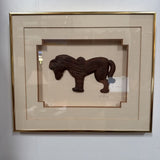 H.S. King Signed leather Relief Ram 1/Ram 2