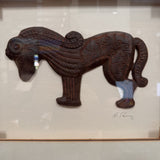 H.S. King Signed leather Relief Ram 1/Ram 2
