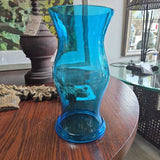Blue Peacock Vase