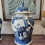 Blue & White Asian Vase