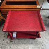 Asian Red Lacquered Table