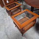 Rattan End Table (Pair)