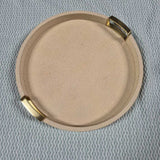Round Green Serving Tray/Platter