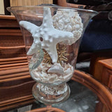 Sea Glass & Seashell Coastal Beach Decor