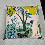 Schumacher Citrus Lemon Print Pillow