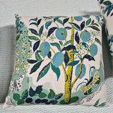 Schumacher Citrus Lemon Print Pillow