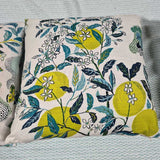 Schumacher Citrus Lemon Print Pillow