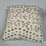 Green Abstract Lumber Pillow