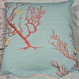 Coral Reef Accent Fish Pillow