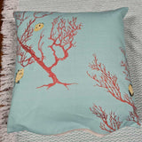 Coral Reef Accent Fish Pillow