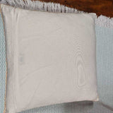 Woven Striped Off White Pillow