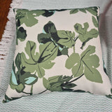 Tropical Fig Leaf Pillow