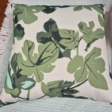 Tropical Fig Leaf Pillow
