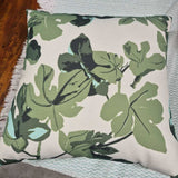 Tropical Fig Leaf Pillow