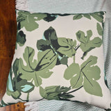 Tropical Fig Leaf Pillow