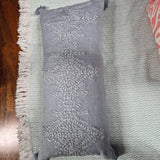 Large Woven Throw Pillow