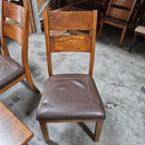 Mango Hardwood Table w/ 10 Chairs (2 Barstools, 8 Chairs)