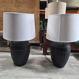 Ceramic Lamps Pair