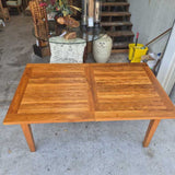Outdoor Teak Table W/ Pull out Leaf