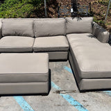 Sofaco Sectional Sleeper W/Ottoman