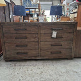 Rustic Dresser 8 Drawer