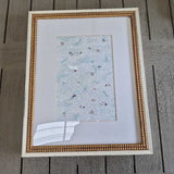 Coastal Water Color Print w/ Frame