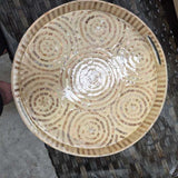 Capiz Shell Inlay Serving Tray