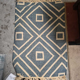 Indigo Geometric Rug