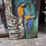 1997 Signed Maccaws Painting