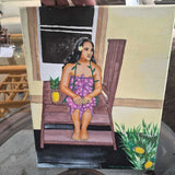 Hawaiian Girl Painting