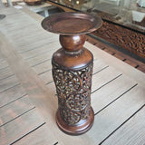 Brown Metal Candle Holder