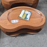 Sculptural Teak Coffee Table