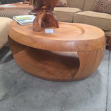 Sculptural Teak Coffee Table