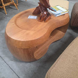Sculptural Teak Coffee Table