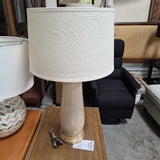 Italian Made Table Lamp Ceramic Tan