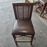 Rattan Back Count Stools