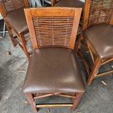 Rattan Back Count Stools