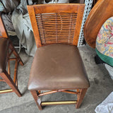 Rattan Back Count Stools