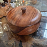 Table Lamp With Rawhide