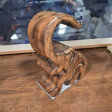 Carved Wooden Elephant Figurine
