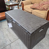 Outdoor Wicker Storage Bin