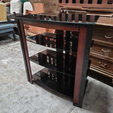 Whalen Wood With Glass TV Stand