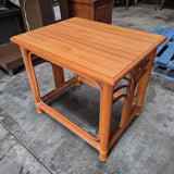 Rattan Style Square Table