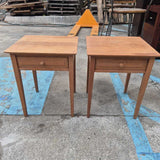 Pair Of Lightwood Nightstand/Side Table