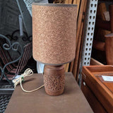 Carved Wood Table Lamp