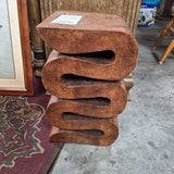 Stacked Wooden Accent Table