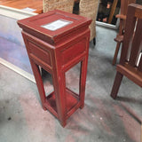 Red Asian Style Pedestal