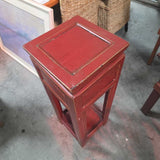 Red Asian Style Pedestal