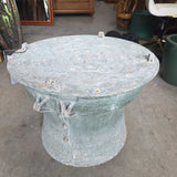 Large Asian Bronze/Rain Drum